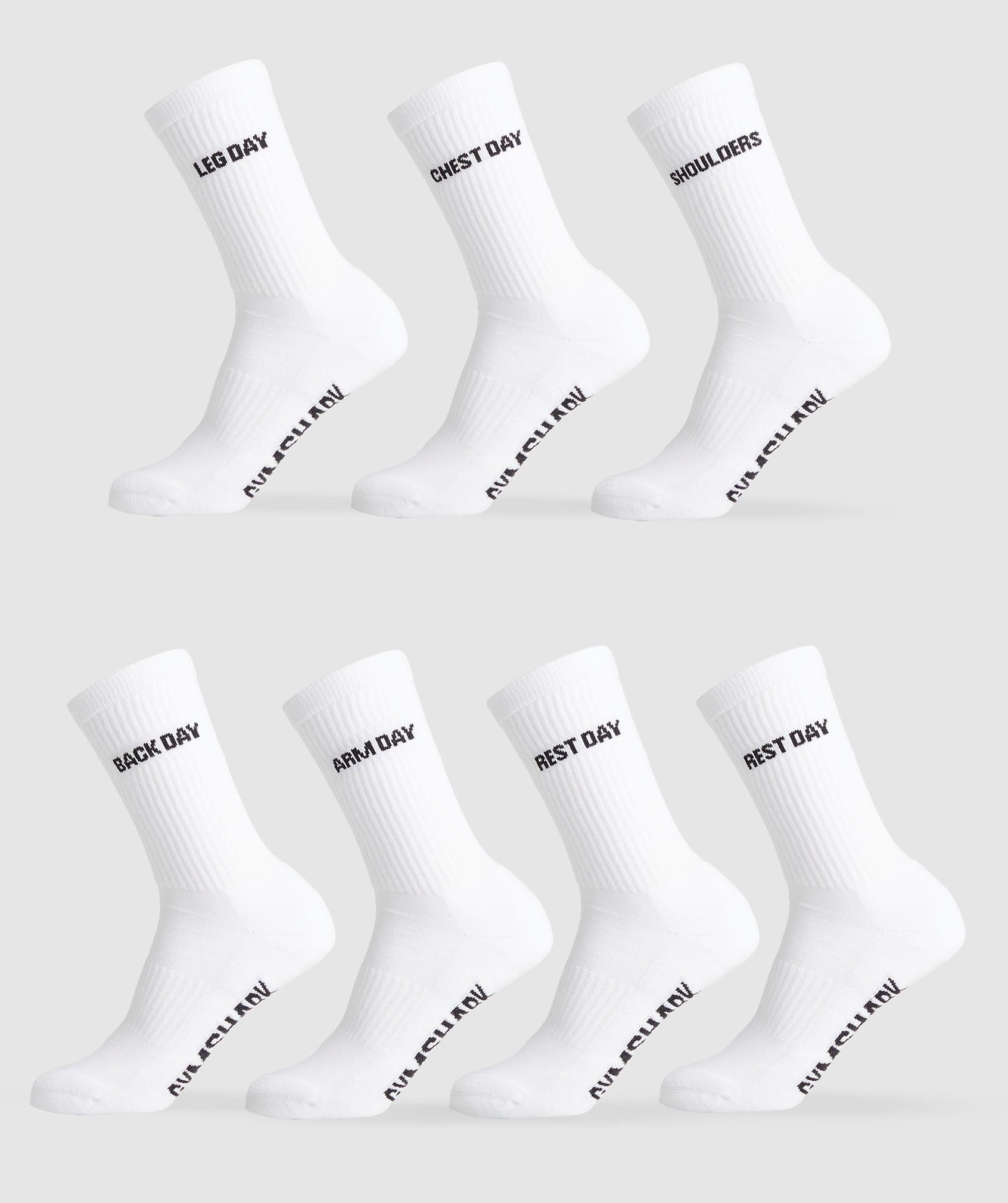 Graphic Crew Socks 7PK