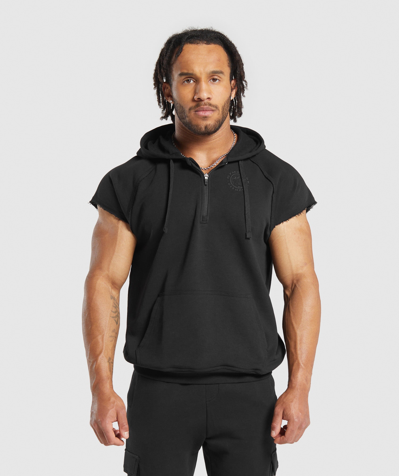 Legacy 1/4 Zip Cap Sleeve Hoodie