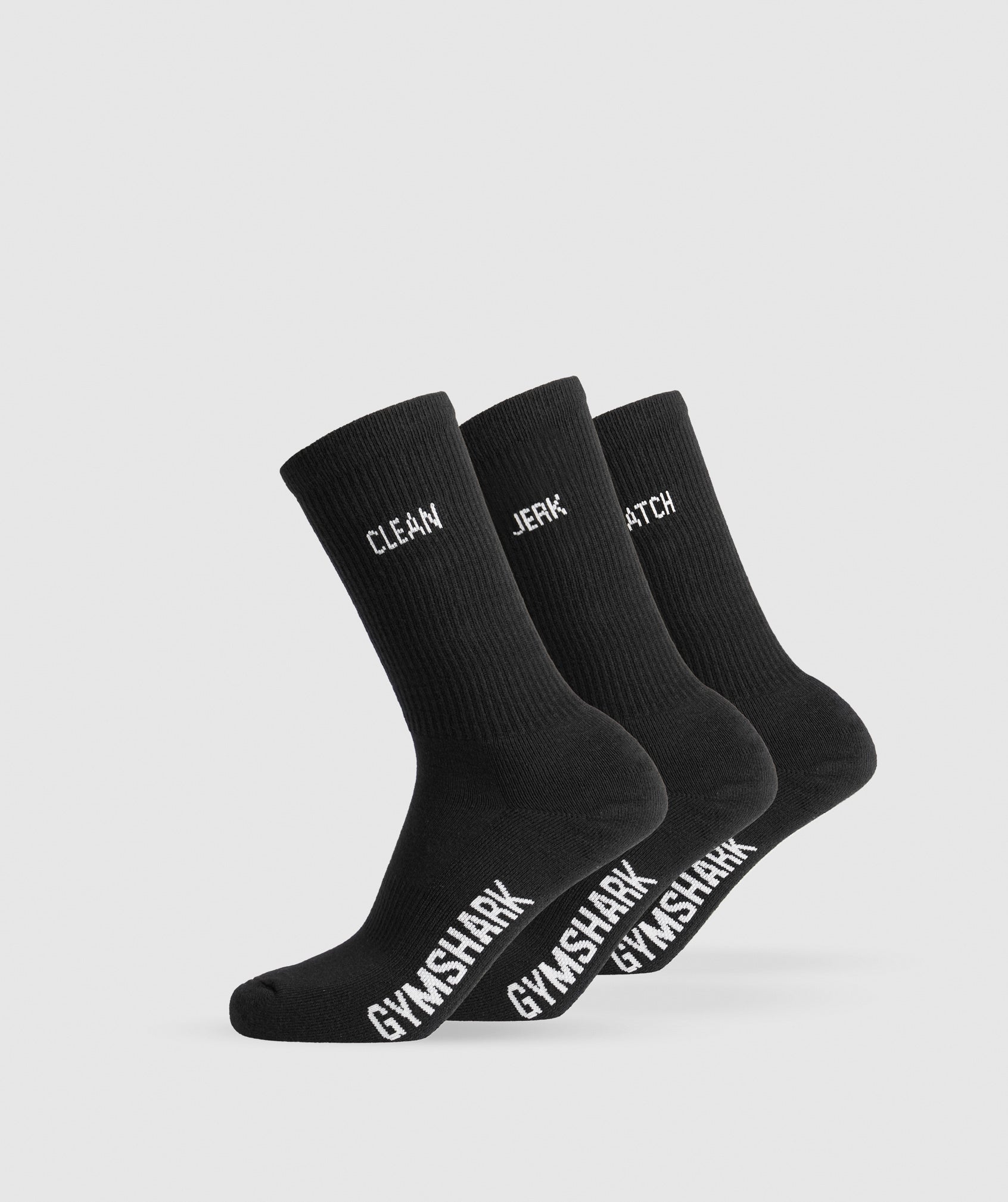 Graphic Weightlifting Socks 3pk