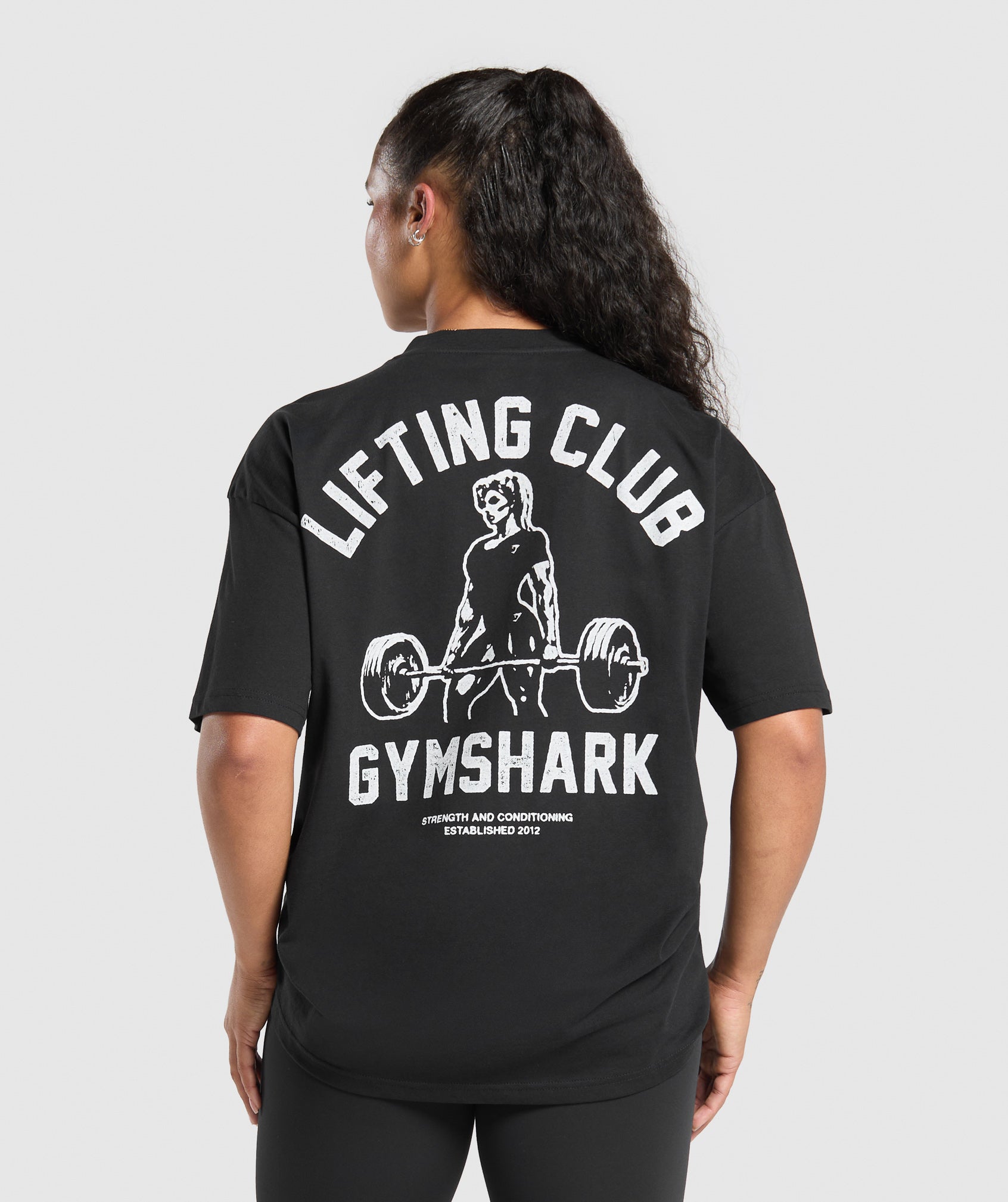 Script Graphic Oversized T-Shirt