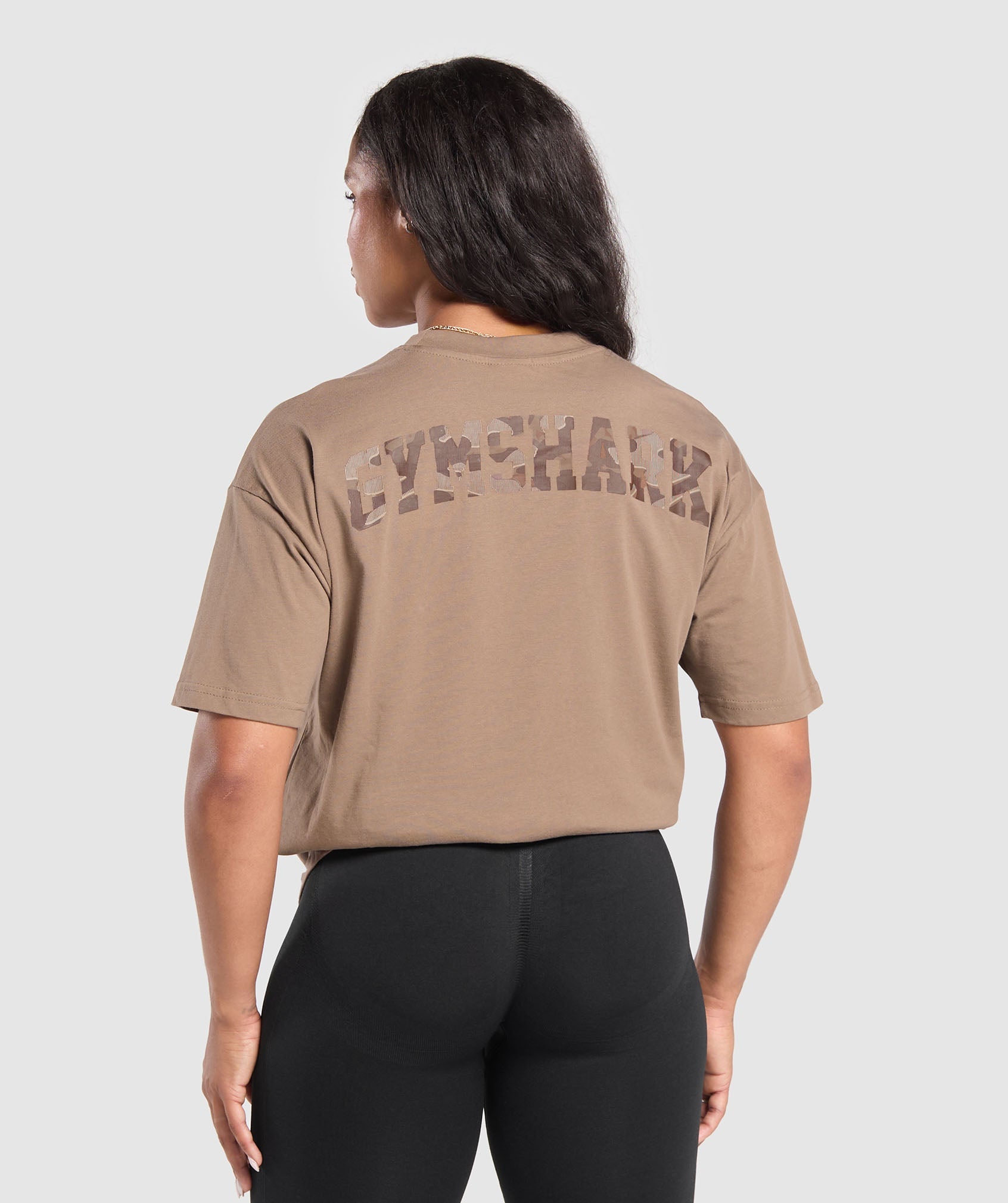 Adapt Camo Graphic Oversized Top