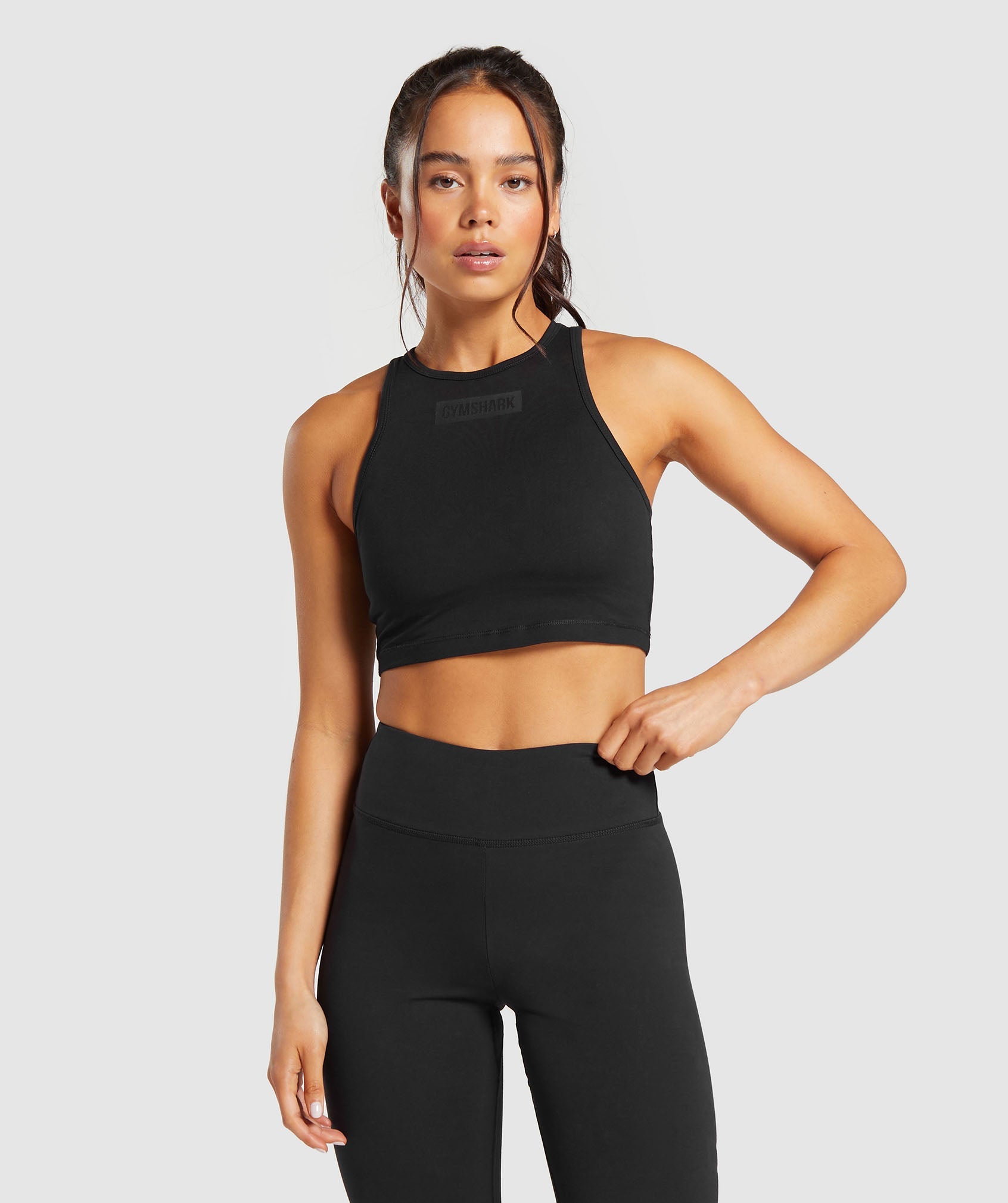 Block Crop Tank