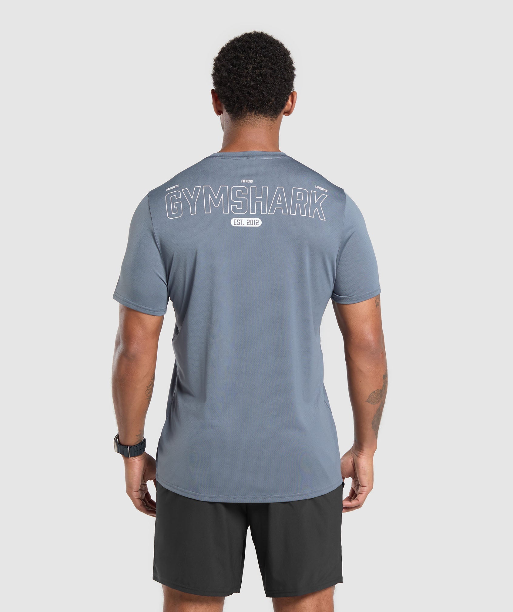 Fitness Graphic T-Shirt - XS, Black