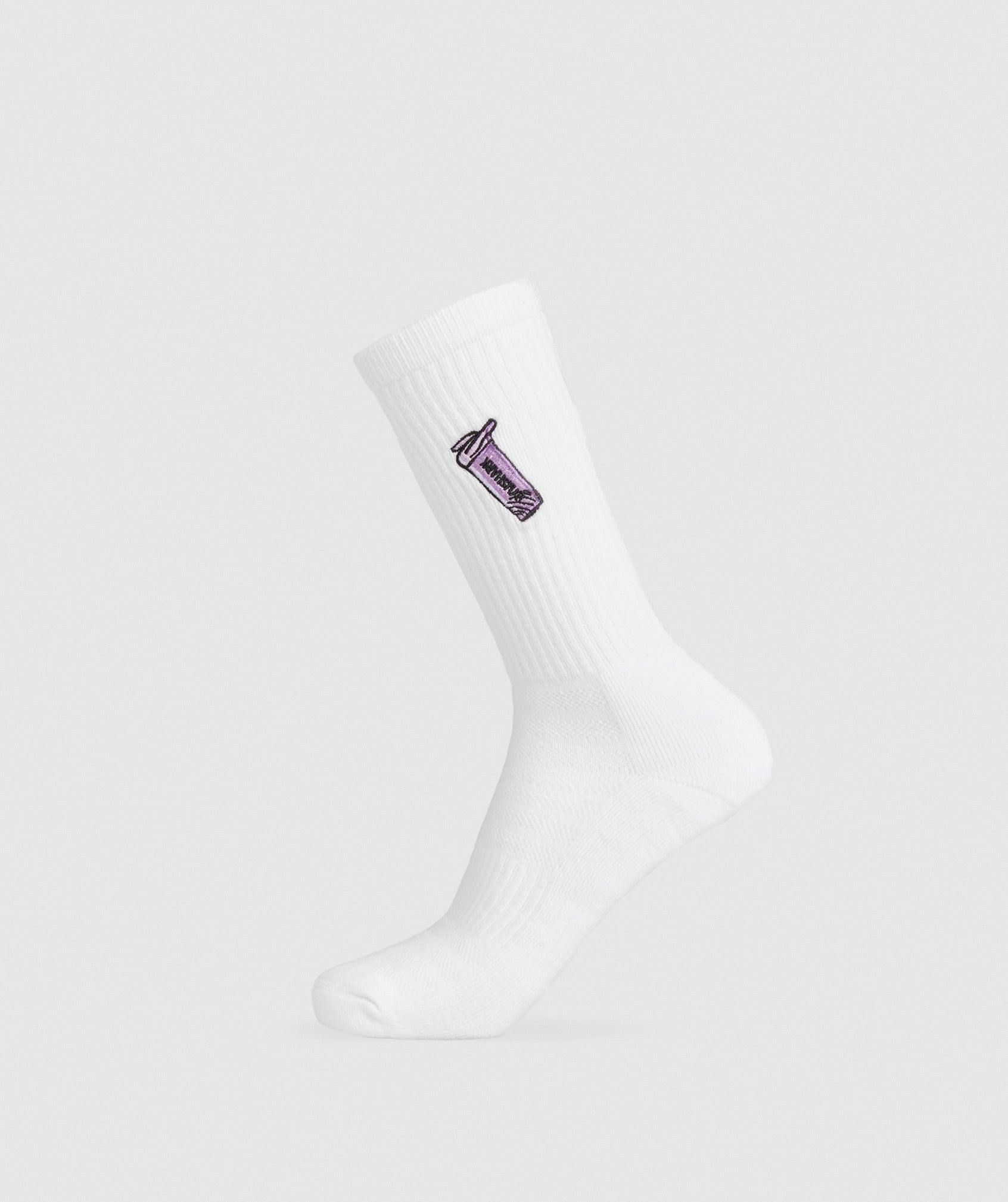 Graphic Shaker Crew Sock Single